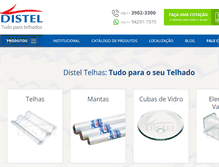 Tablet Screenshot of disteltelhas.com.br